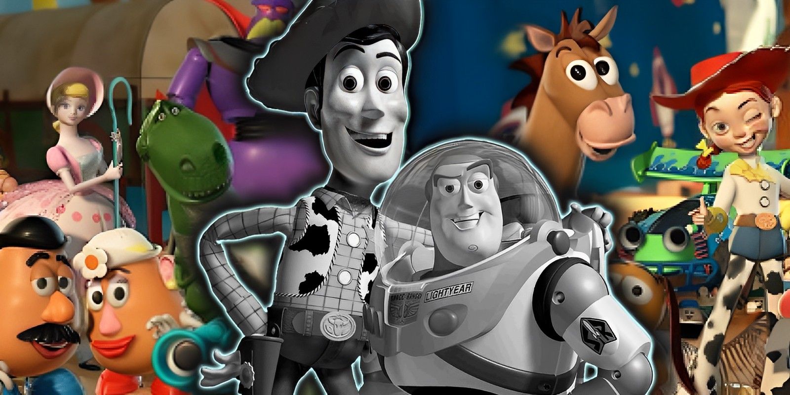 Woody y Buzz en Toy Story