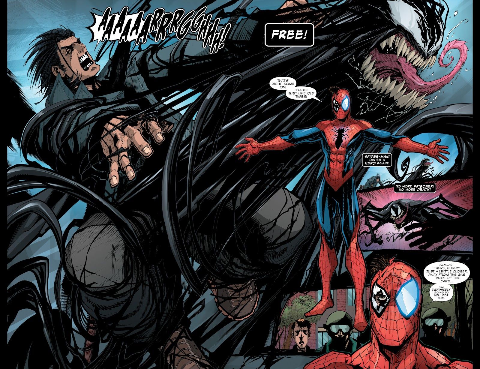 El simbionte quiere encontrar a Spider-man
