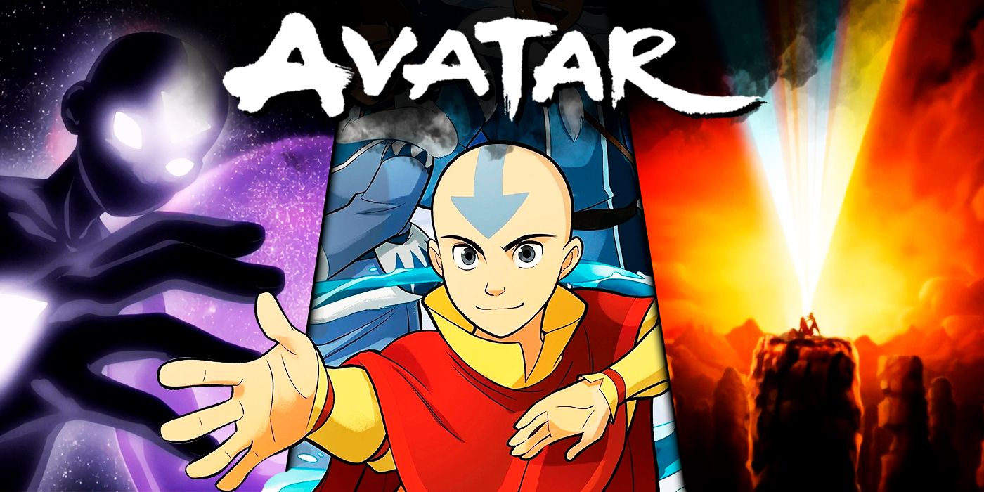 Escenas de los episodios favoritos de los fanáticos de Avatar: The Last Airbender, con Aang en el medio