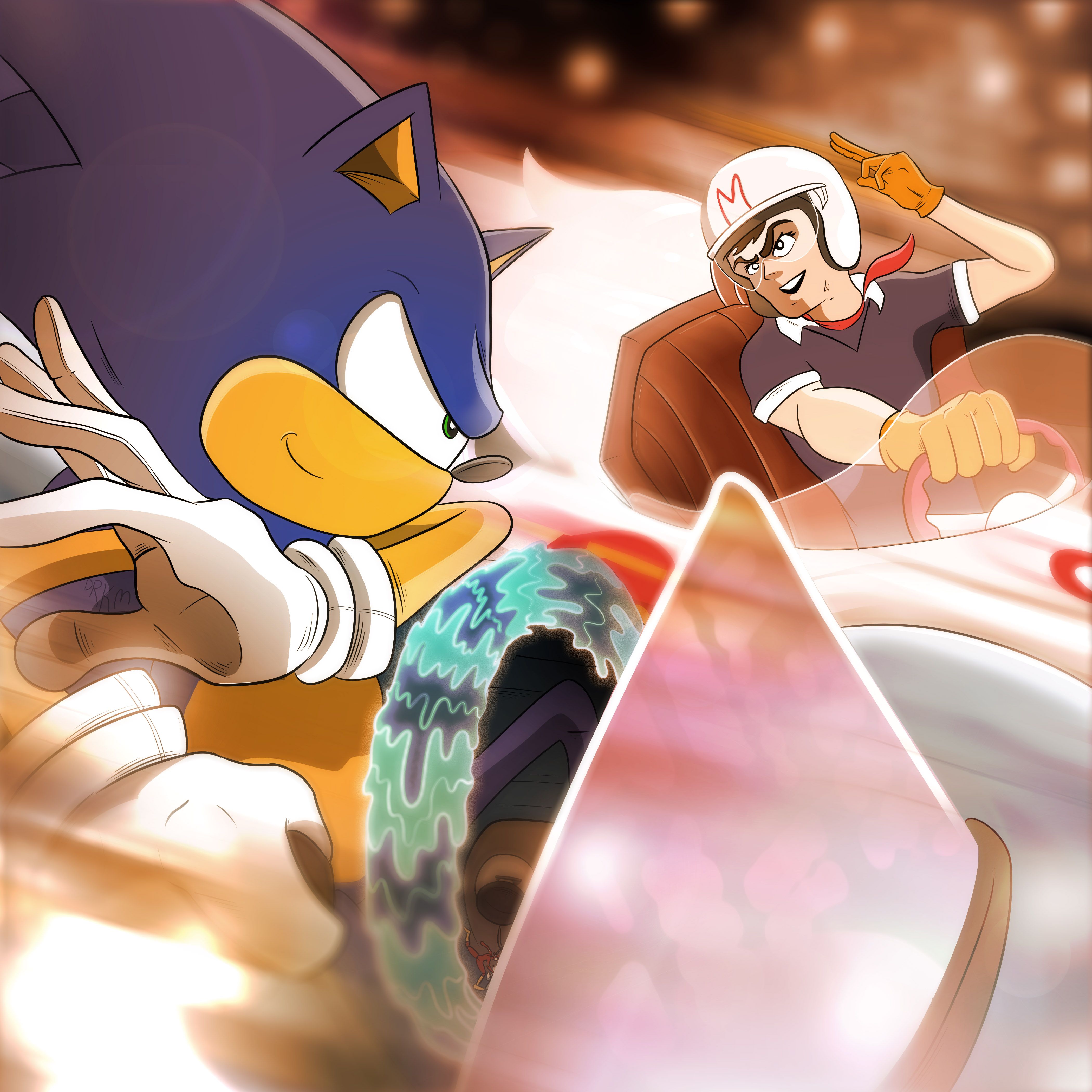Sonic contra Speed ​​Racer