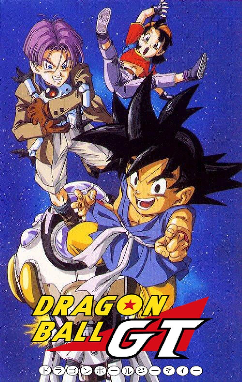 Goku y sus amigos saltan al póster de Dragon Ball GT