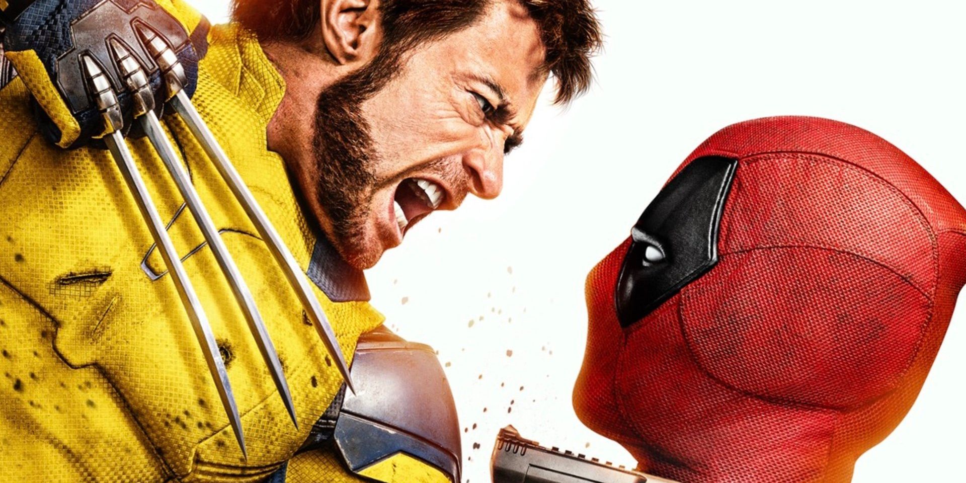 Wolverine (Hugh Jackman) ataca a Deadpool (Ryan Reynolds) en un póster de Deadpool & Wolverine