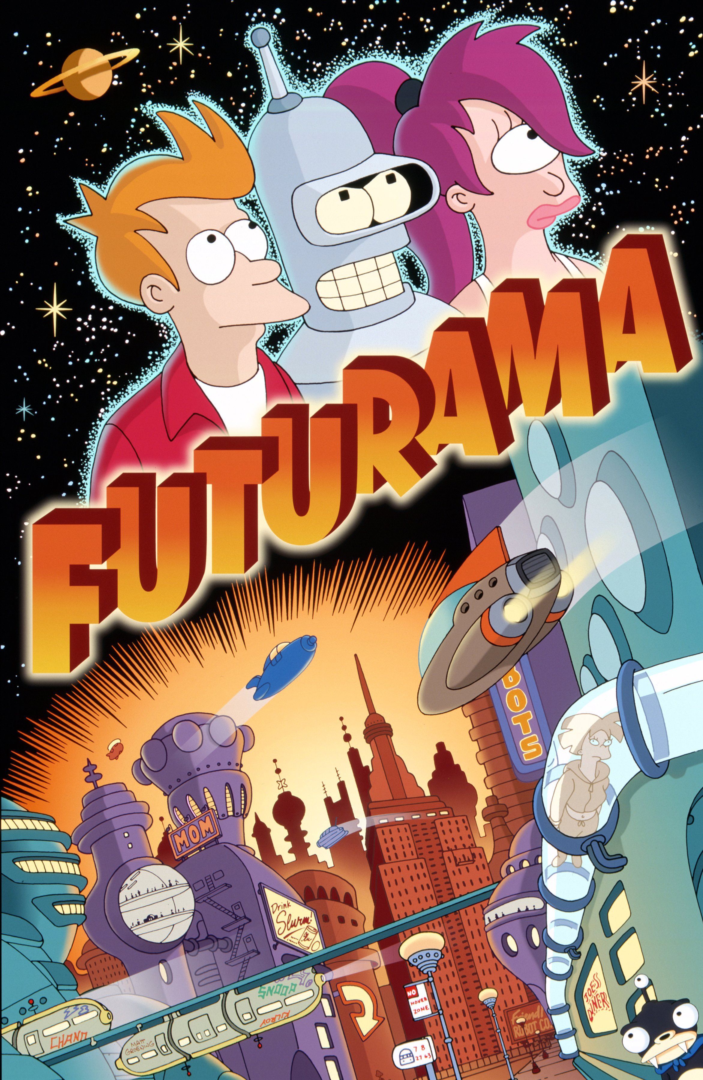 Cartel de la serie de televisión Futurama