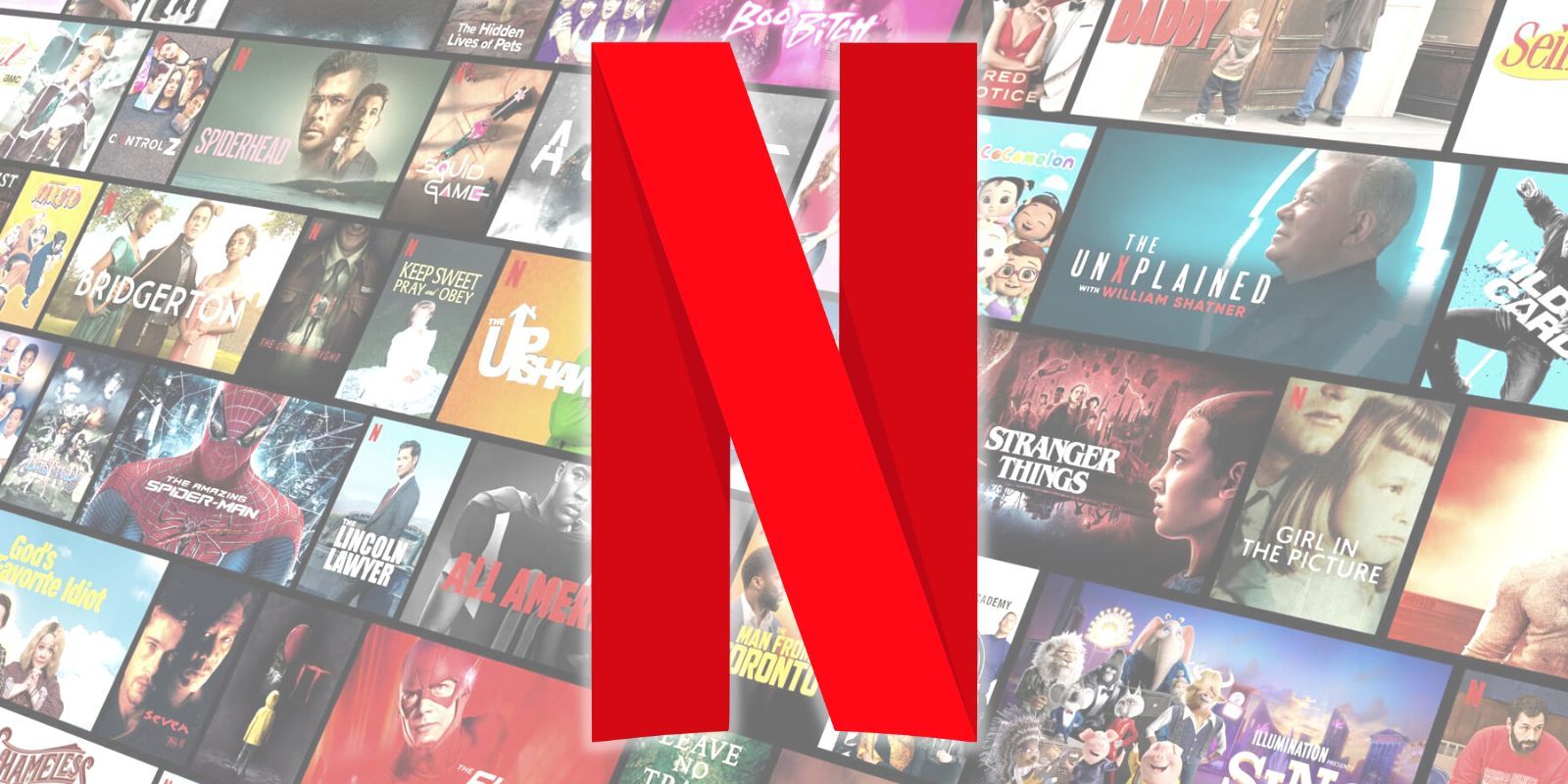 El logo de Netflix en un tablero de ofertas de streamers