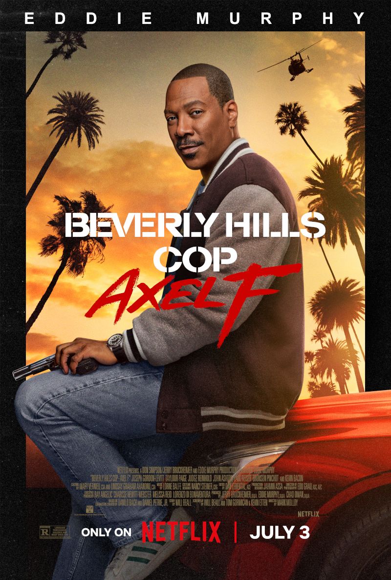 Cartel de la película Axel F, oficial de policía de Beverly Hills 2024