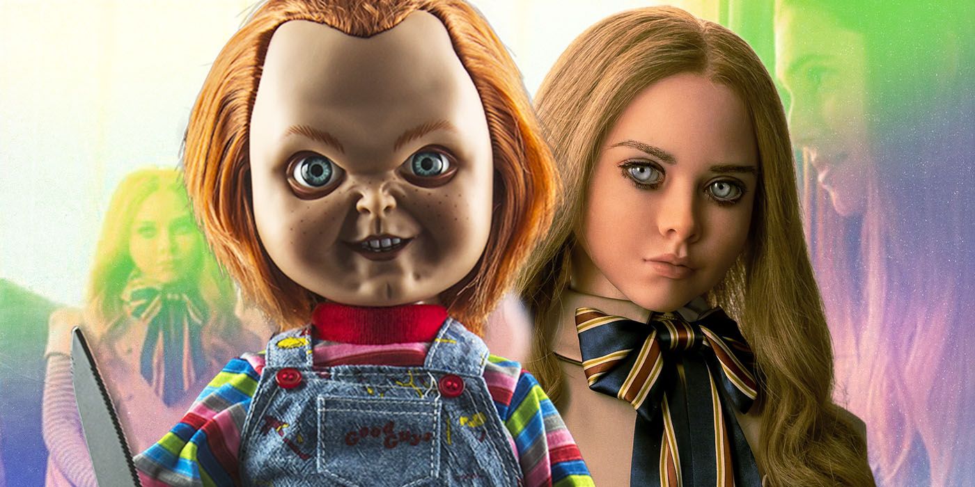 Los muñecos de terror Chucky y M3GAN aparecen en una imagen de la película M3GAN