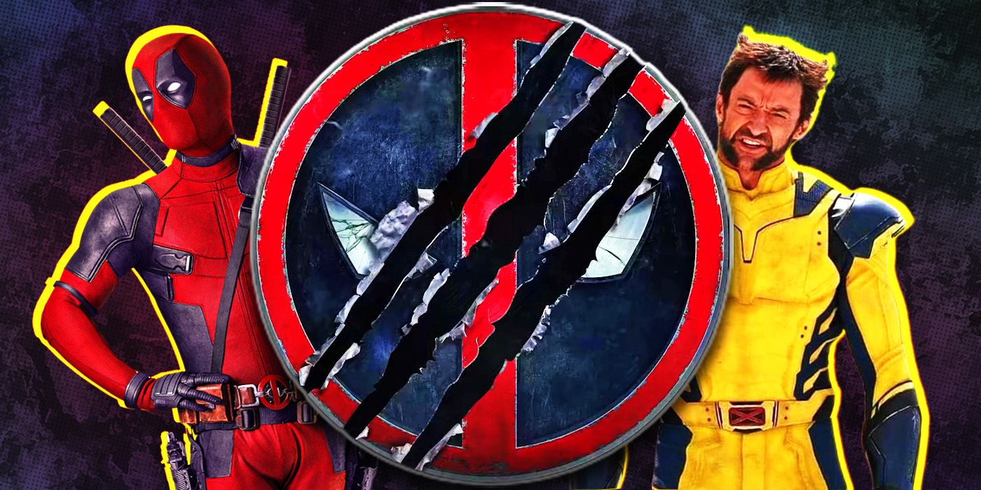 Deadpool (Ryan Reynolds) y Wolverine (Hugh Jackman) junto al logo de Deadpool 3.
