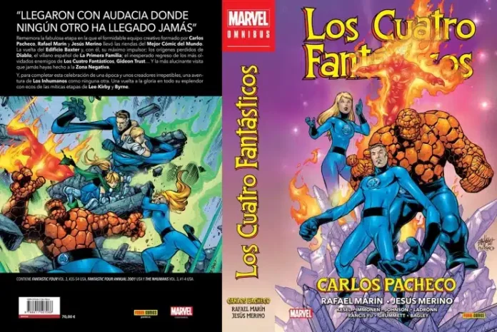  Revisión general de Marvel.  Los 4 Fantásticos de Carlos Pacheco y Rafael Marín

