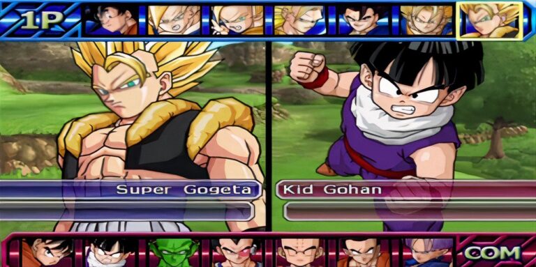 Dragon Ball Z Budokai Tenkaichi 3 Character Selection