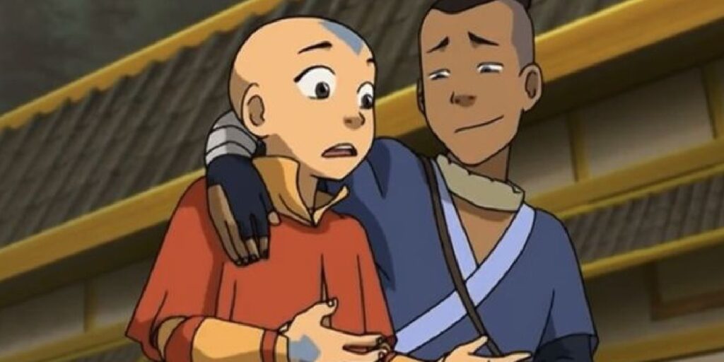Sokka y Aang - Avatar: El último maestro del aire