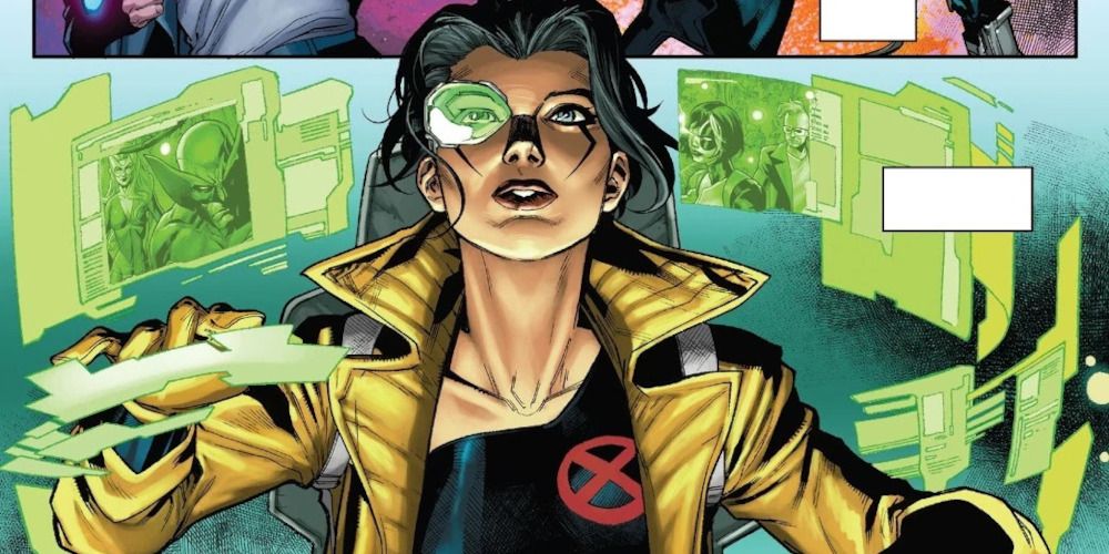 Sage in Marvel Comics uses technology to spy on others