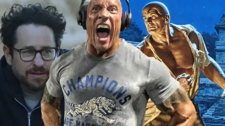 Superhéroe Dwayne Johnson, nuevo proyecto de JJ Abrams, película de acción y superhéroes, The Rock Black Adam, guionista de Zak Penn