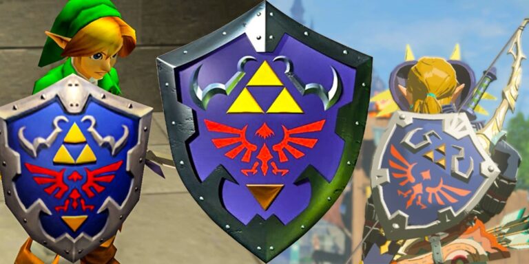 El Escudo Hylian en The Legend of Zelda Ocarina of Time y Breath of the Wild