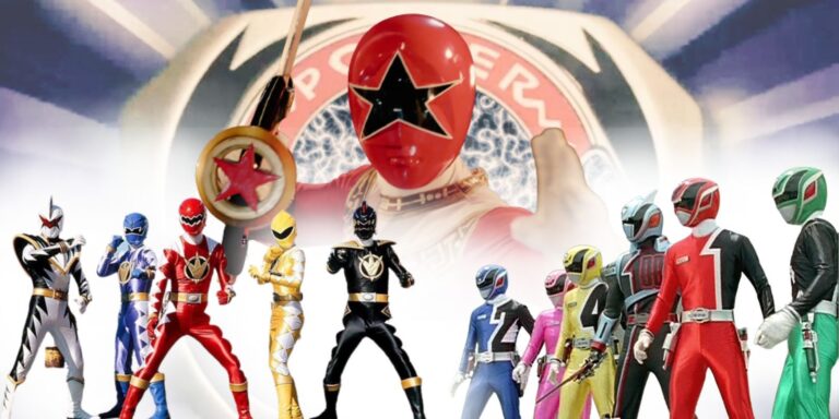 Una imagen combinada de Power Rangers.