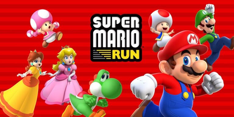 Mario y sus amigos están corriendo.