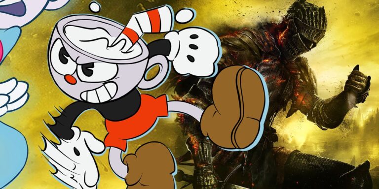 Cuphead and Dark Souls