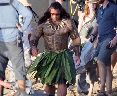 adaptación personajes animados, Dwayne Johnson Maui, elenco de la película Moana, live action de Moana, transformación Maui