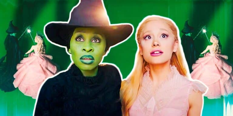 La bruja malvada de Cynthia Erivo y La bruja buena de Ariana Grande