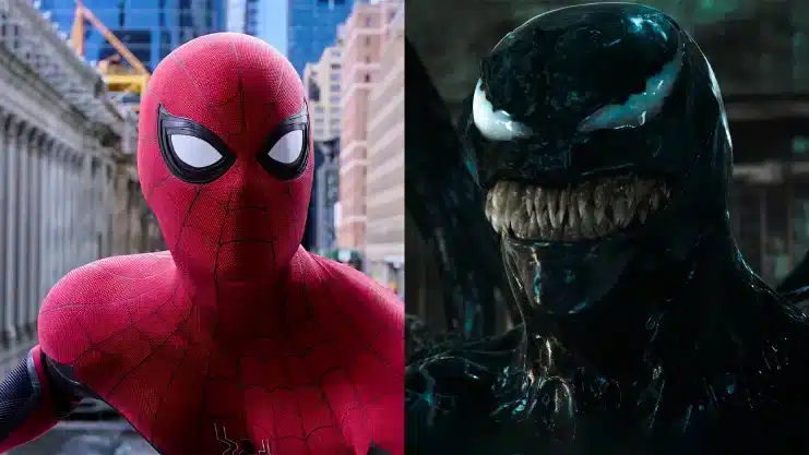 crossover Spider-Man Venom, Spider-Man 4, Tom Hardy Venom, Tom Holland Spider-Man