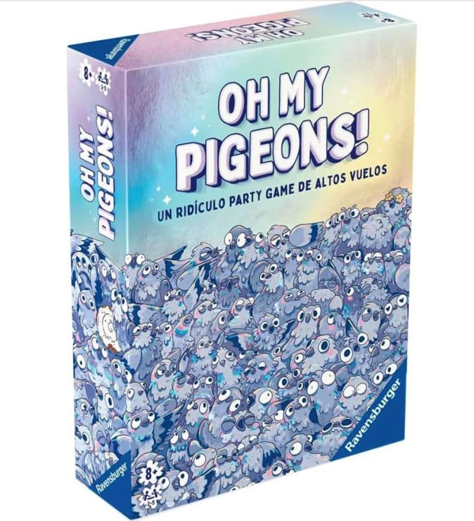 Hemos probado el juego de Ravensburger, Oh My Pigeons!, un party game en el que los jugadores deben acumular el mayor número de palomas, y te contamos todo sobre él.