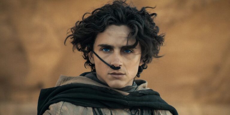 Timothée Chalamet como Paul Atreides supervisando su imperio en expansión después de tomar el control de los eventos de Dune.