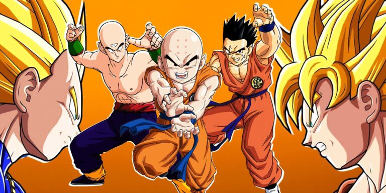 Vegeta, TIen, Krillin, Yamcha y Goku