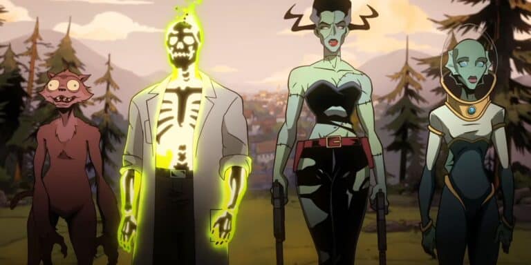 La Novia lidera a las otras criaturas en Creature Commandos.