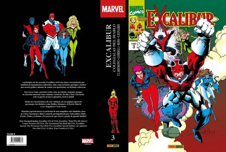 Revisión de Marvel Gold. Excalibur 3 - Los estudiantes del diablo

