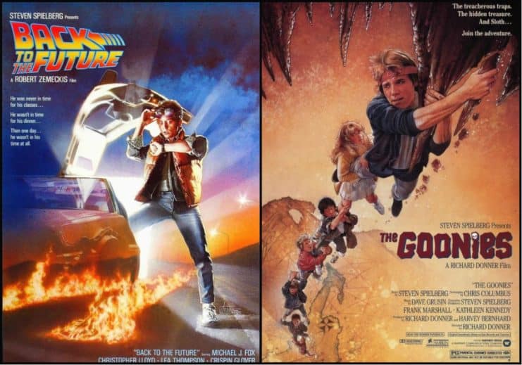 The Goonies and Back to the Future appear to be connected in time