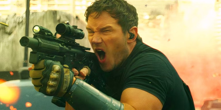 Chris Pratt Rebecca Ferguson, Mercy Premiere 2026, Mercy Film Delay, Thriller de ciencia ficción Amazon MGM, Timur Bekmambetov Science Fiction