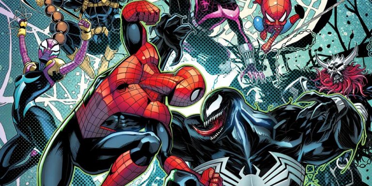 Spider-Man and Venom Duel