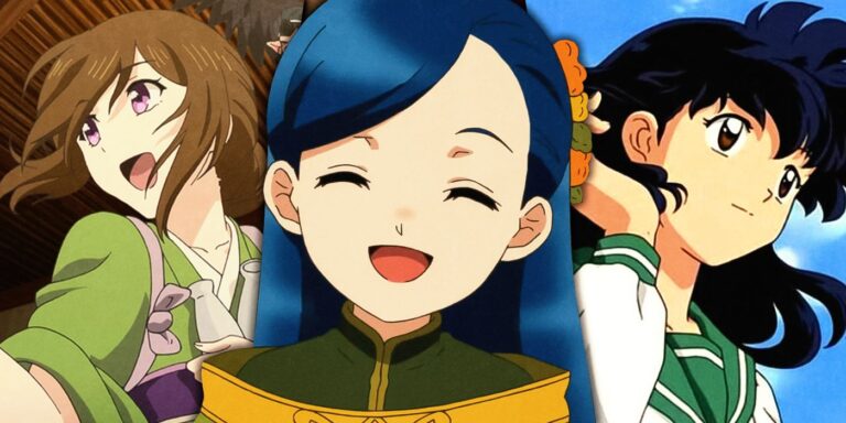 Aoi de Kakuriyo: Bed & Breakfast for Spirits, Myne de la ascenso de una rata de biblioteca y Kagome de Iuyasha