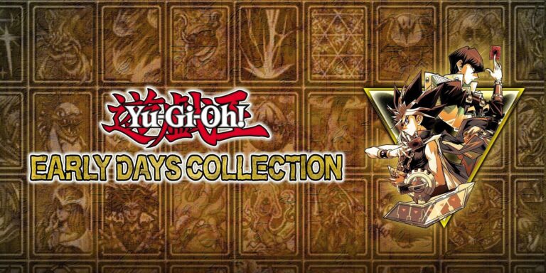 El logotipo de la colección de primeros días Yu-Gi-Oh