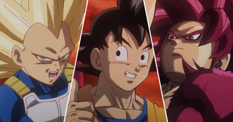 Super Saiyan 3 Vegeta, Goku base and Super Saiyan 4 Goku by Dragon Ball Daima Episode 19