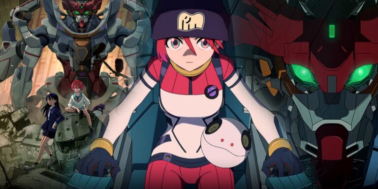 Disfraz móvil gundam gquuuuuux anime con amate yuzuriha pilotando su mecha