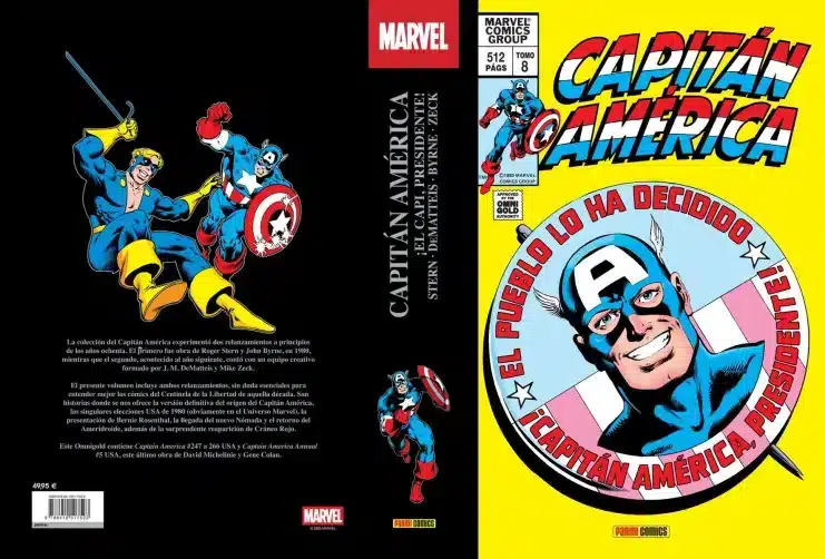 Marvel Gold Review. Captain America 8 – El Capi, President