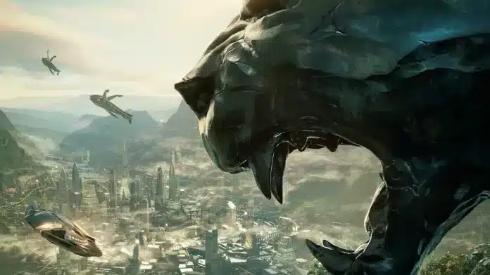 Ojos de la Pantera Negra de Wakanda