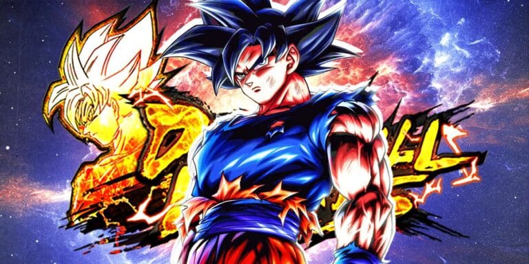 Goku by Dragon Ball Super goes ultra instinct in the new official art of the Dragon Ball Legends mobile game.