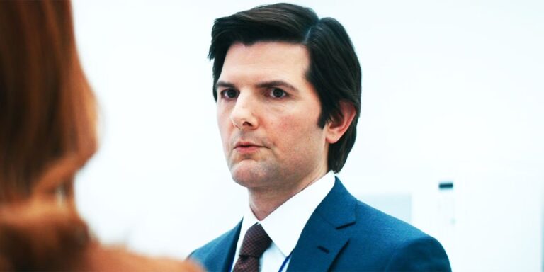 Adam Scott en fondo blanco