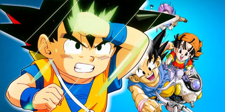Goku, Pan y Trunks of Dragon Ball Gt y Goku (Mini) de Dragon Ball Daima