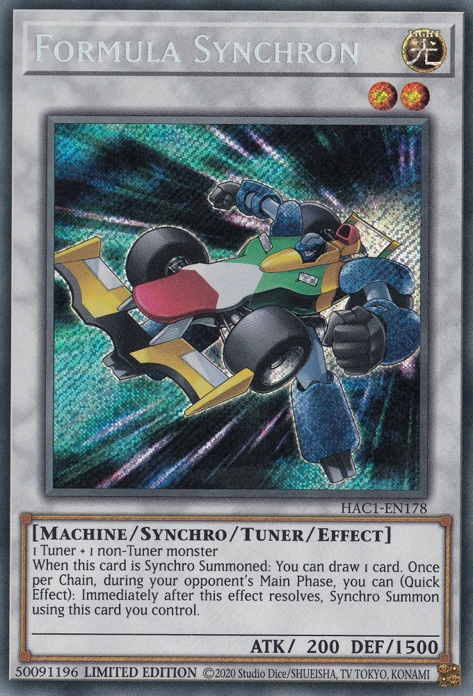 Synchron formula in Yu-Gi-Oh! TCG / OCG.