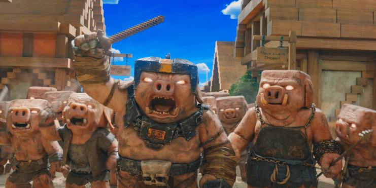 En la película de Minecraft, Adaptación de Minecraft Chine