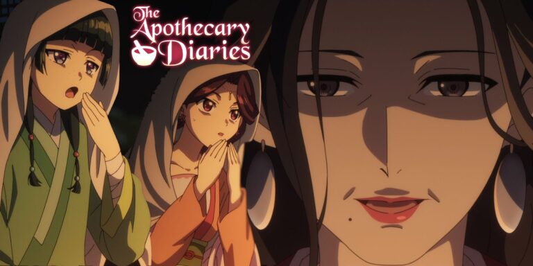 The Apothecary Diaries Season 2 Episode 10 features with Maomao, Yinghua, The Mysterious Lady