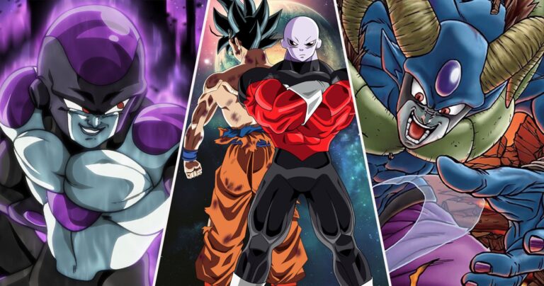Black Frieza, ultra instinct Goku, Jiren and Moro in Dragon Ball Super