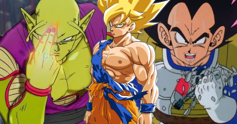 Piccolo, Vegeta y Super Saiyan Goku de Dragon Ball Franchise