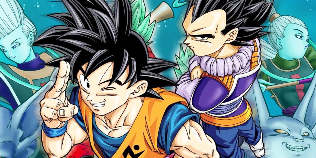 Goku and Vegeta of Dragon Ball Super Manga