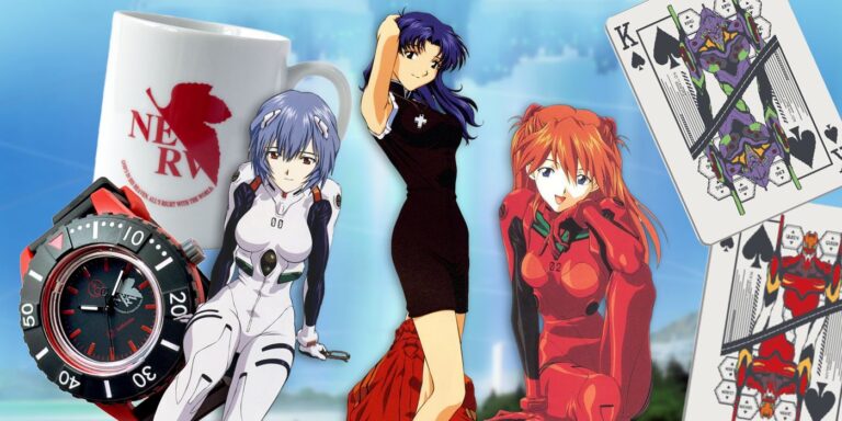 Rei, Misato y Asuka d'Evangelion animan con productos oficiales de tiendas