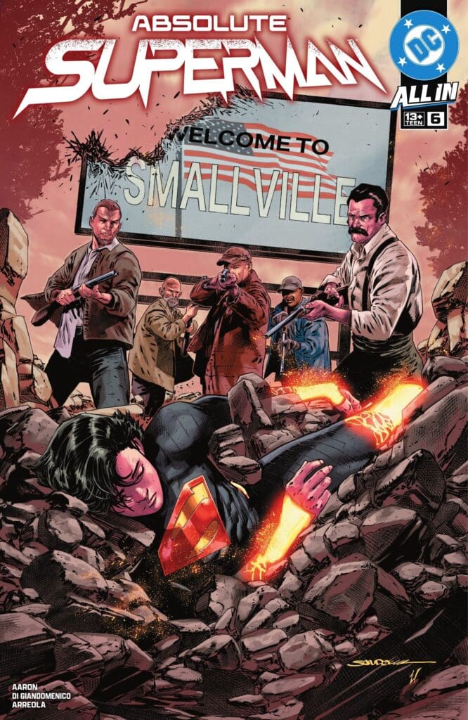 La portada de Absolute Superman # 6