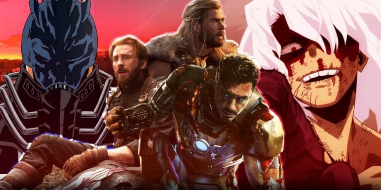 5-Mono-hero-academy-vilaines-which should be more easily-to-make-Marvel-Avengers with 5 bad guys from my university hero who would easily destroy the Avengers of Marvel with Omura Shigaraki, the Avengers, and everything for a
