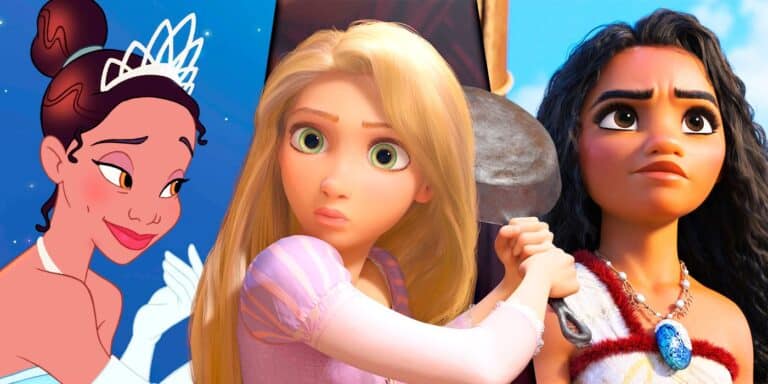 Rapunzel, Tiana y Moana